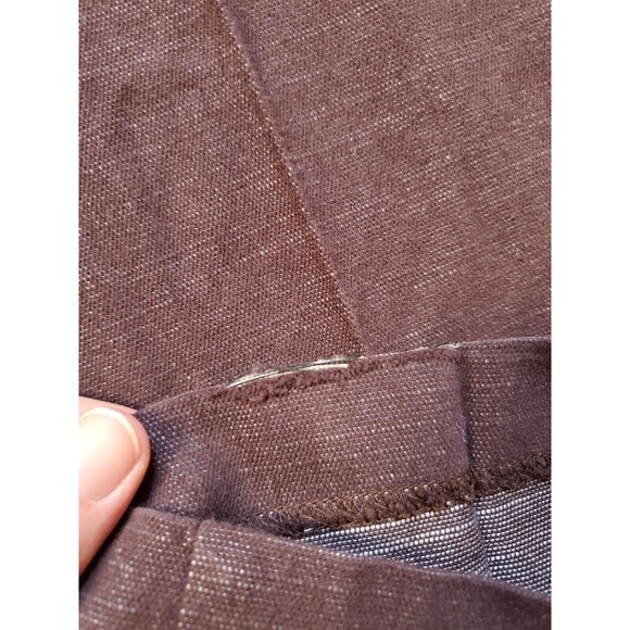 BCX Pants Women 5 Brown Mid Rise Bootcut Wide Leg Flare Trousers Y2K 2000s - Picture 5 of 6